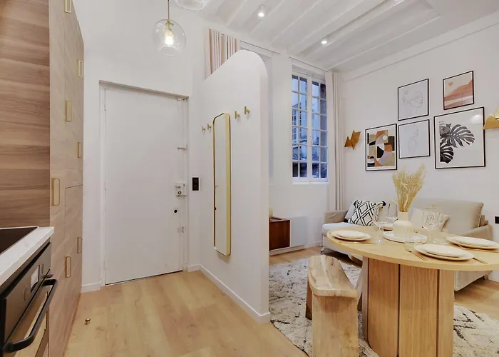 Apartament Charming - 1br-4p - Ac - Marais *