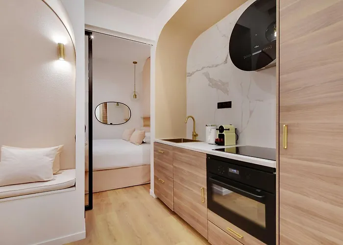 Apartament Charming - 1br-4p - Ac - Marais