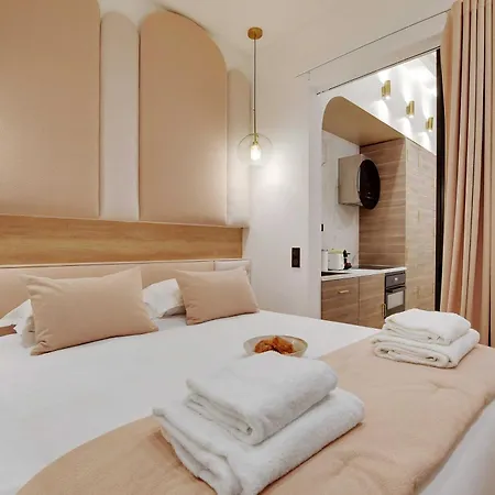 Charming - 1br-4p - Ac - Marais Apartman *